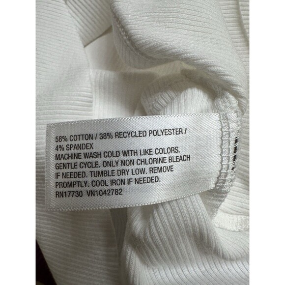 NWT Bundle 2 Wild Fable Women's M Cropped Mini Tank Top Ribbed Black & White NEW - Picture 12 of 13